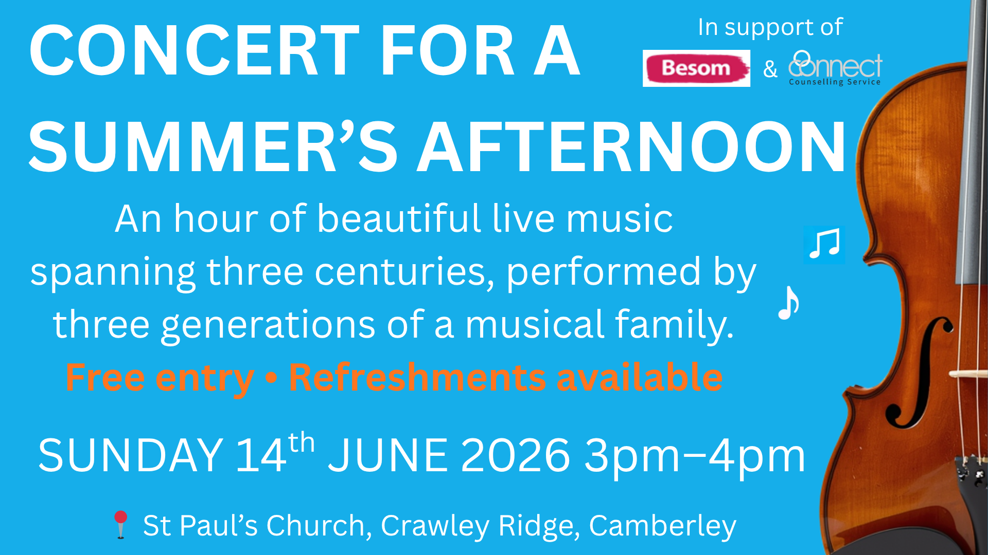 Connect & Besom concert