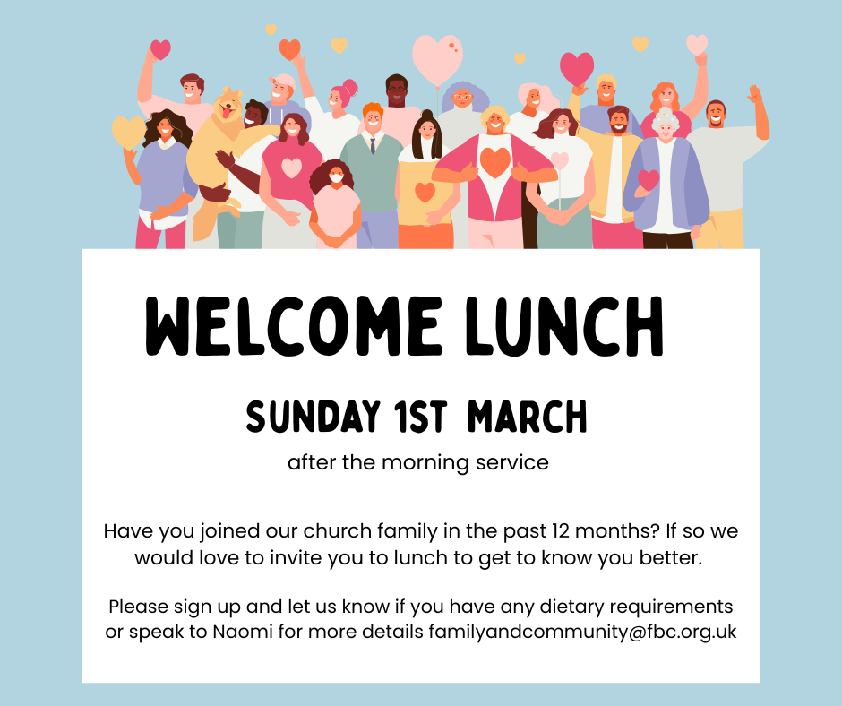 Welcome Lunch (Facebook Post)