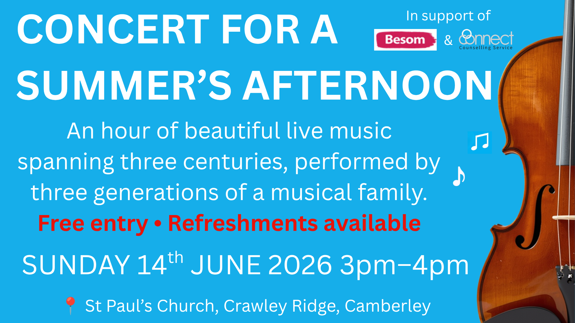 Connect & Besom concert