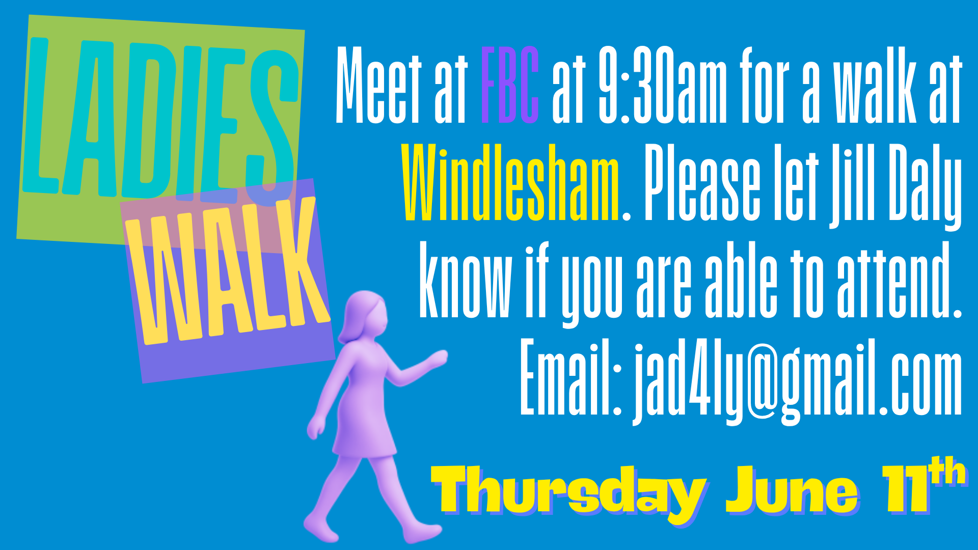 Ladies Walk June